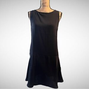 ADRIENNE VITTADINI Black Sleeveless Dress With‎ Back Cut Out Small | NWT